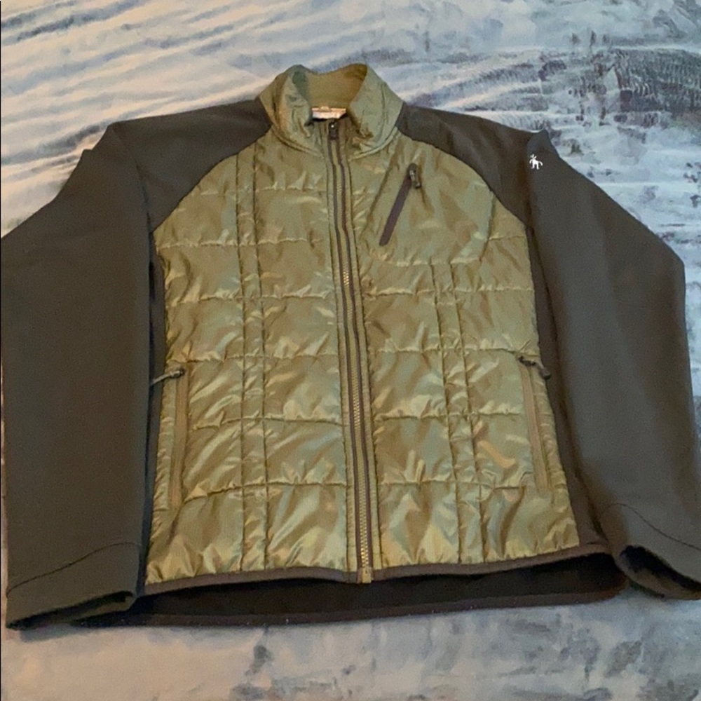 Men's Forest Green Quilted Jacket